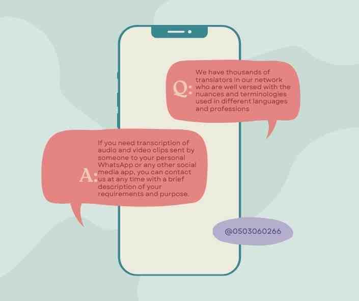 Emails, Chats and Social Media Posts Translation