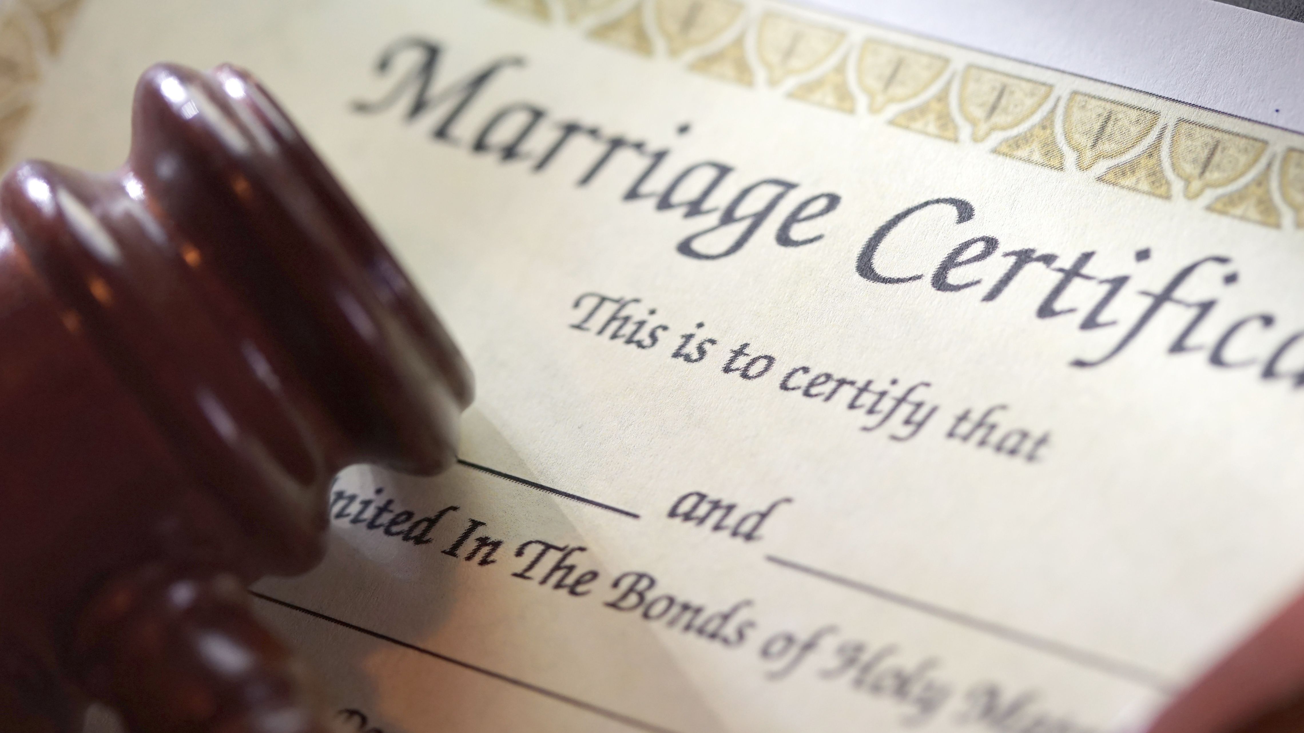 Marriage certificate legal translation