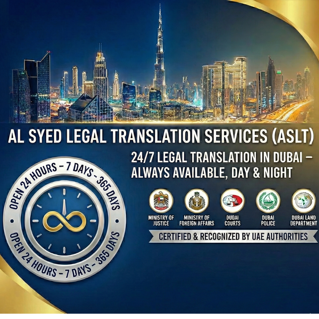 24/7 Legal Translation Services in Dubai