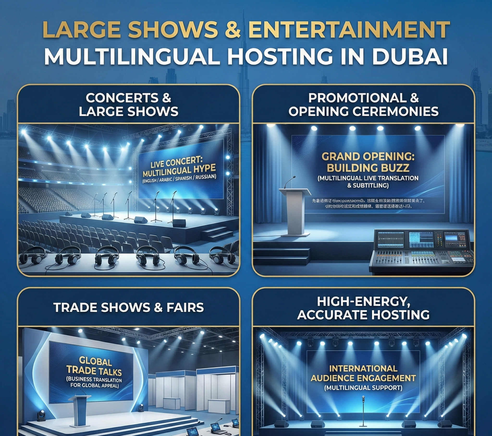 Multilingual MC Services in Dubai | Moderator & VIP Host – Al Syed Legal Translation