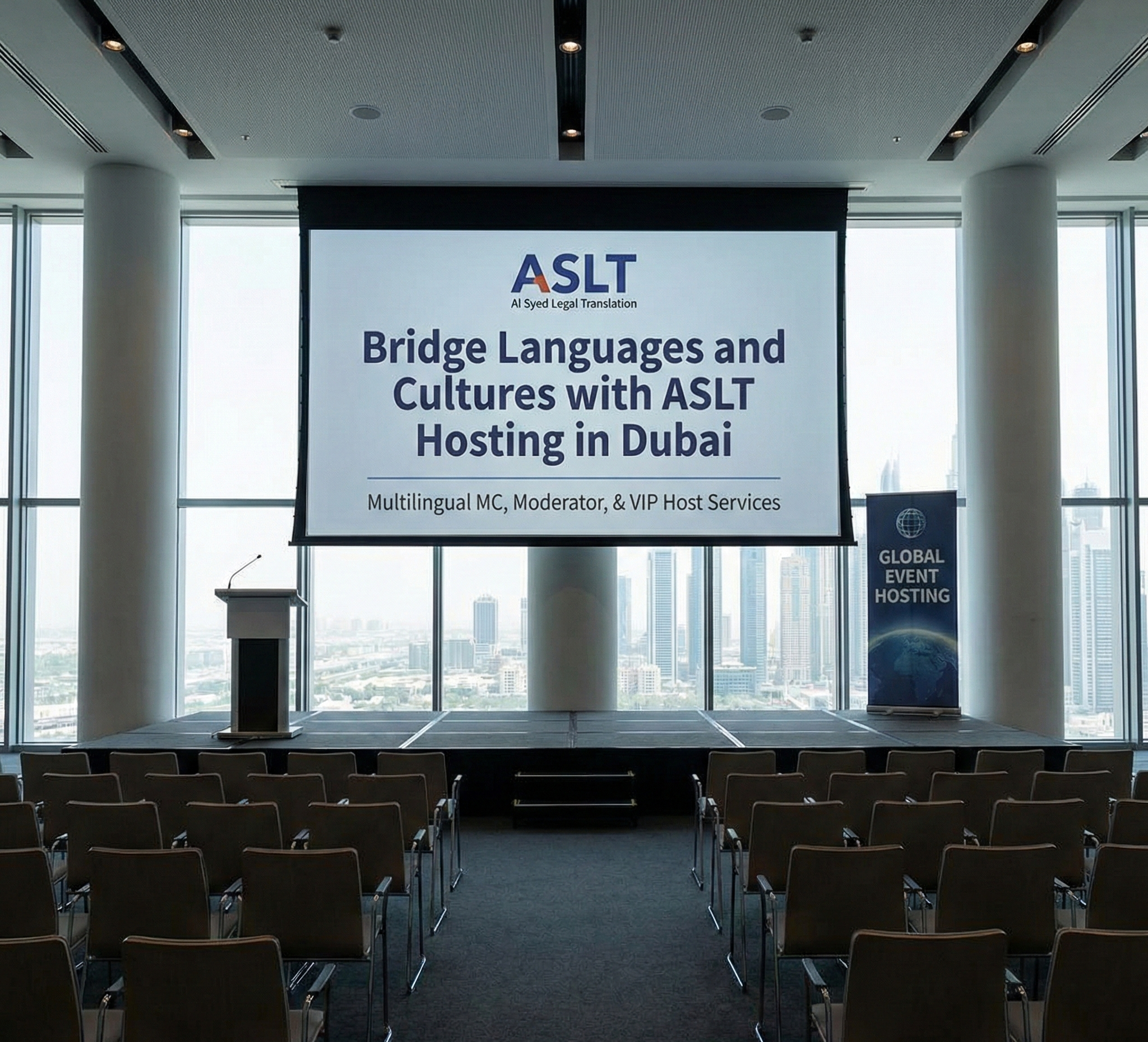 Multilingual MC Services in Dubai | Moderator & VIP Host – Al Syed Legal Translation