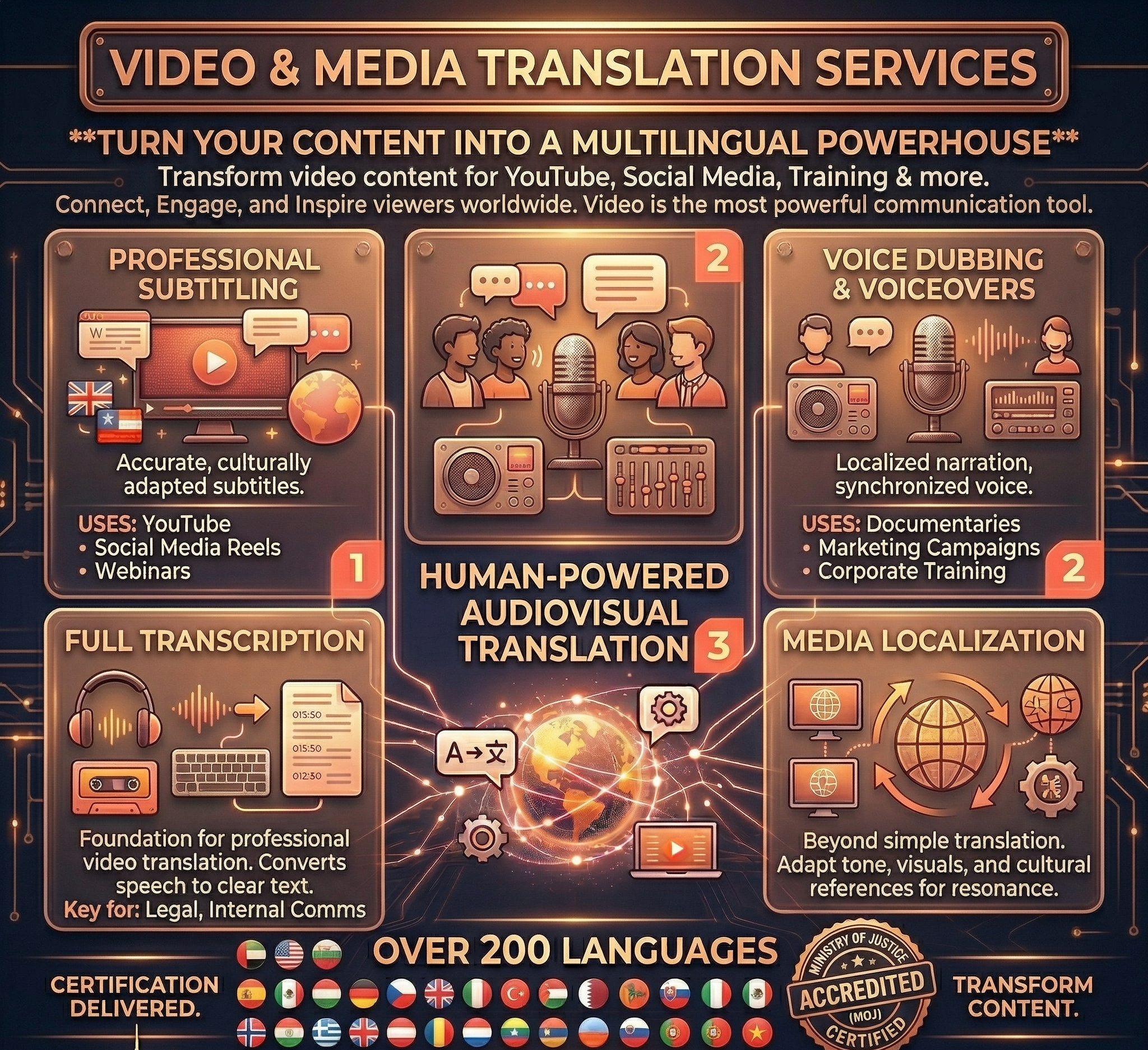 Video & Media Translation Services in Dubai