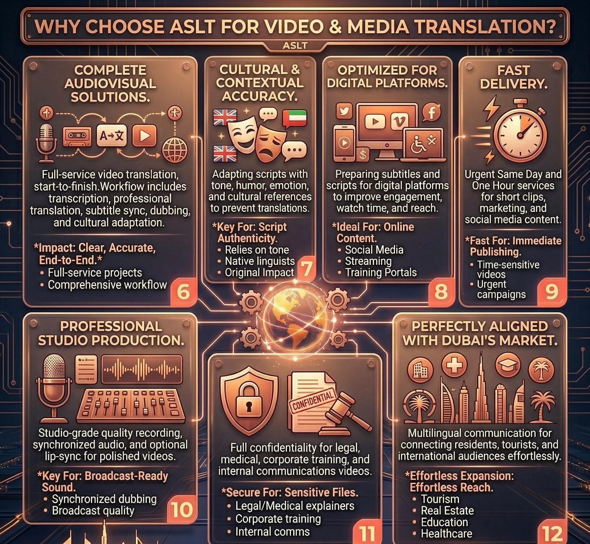 Video & Media Translation Services in Dubai